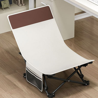 Foldable chair lunch break chair sit and lie foldable recliner portable mini nap foldable chair