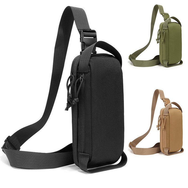 Multi-purpose messenger bag, chest bag, tactical fanny pack, shoulder bag, sports outdoor waterproof leisure bag, construction site work fanny pack