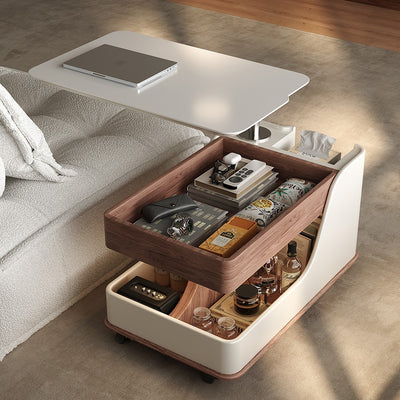 Movable coffee table small apartment modern accessible luxury sofa living room adjustablefor home trolley side table tea table adjustable table
