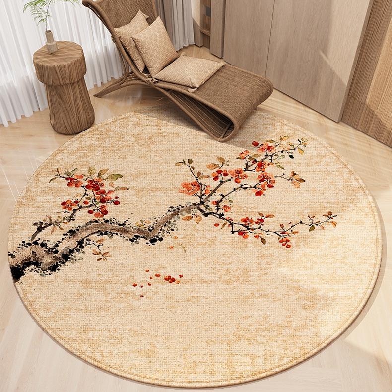 Chinese simple study swivel chair carpet non-slip and wear-resistant floor protective mat office computer chair bedroom floor mat