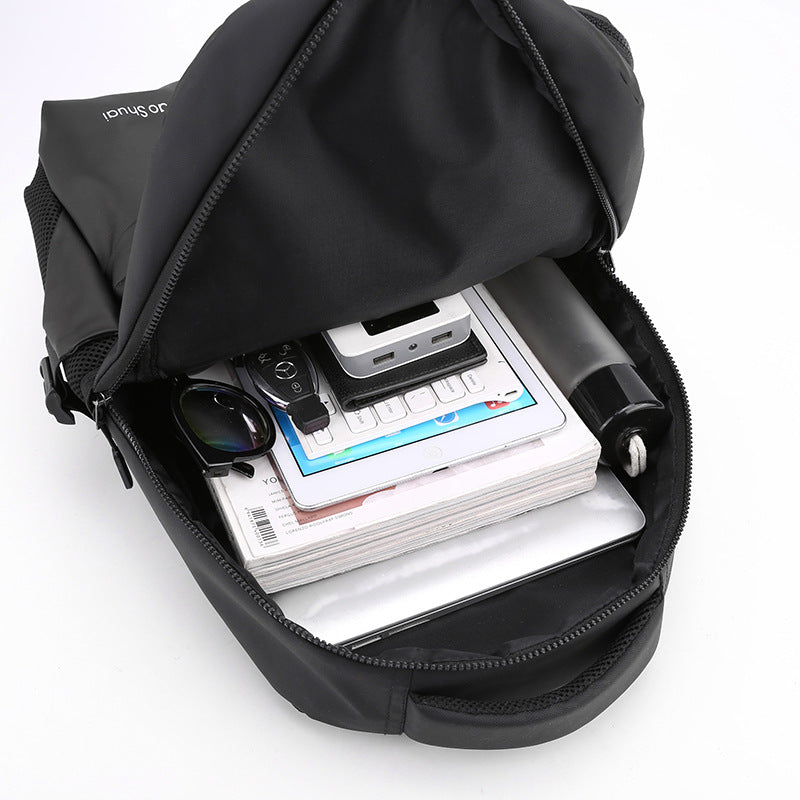 New trendy brand backpack men's backpack large-capacity leisure sports travel bag college student computer bag schoolbag