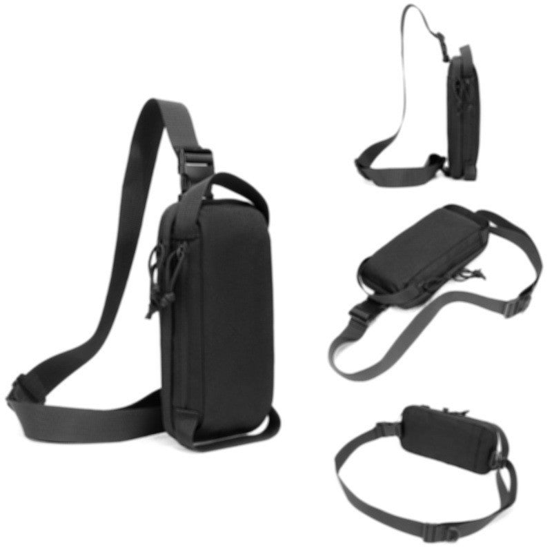Multi-purpose messenger bag, chest bag, tactical fanny pack, shoulder bag, sports outdoor waterproof leisure bag, construction site work fanny pack