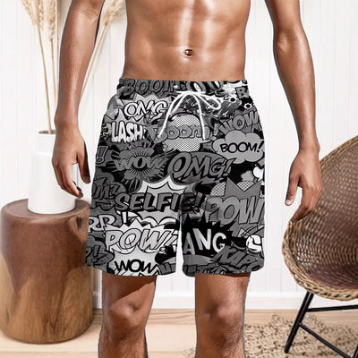trending men's swim trunks, quick-dry swim shorts, casual athletic beach shorts, new european and american styles