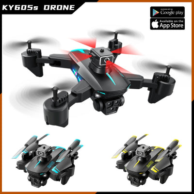 Ky605s cross-border drone with obstacle avoidance, hd aerial photography, long-endurance quadcopter, remote control aircraft, kids' toy