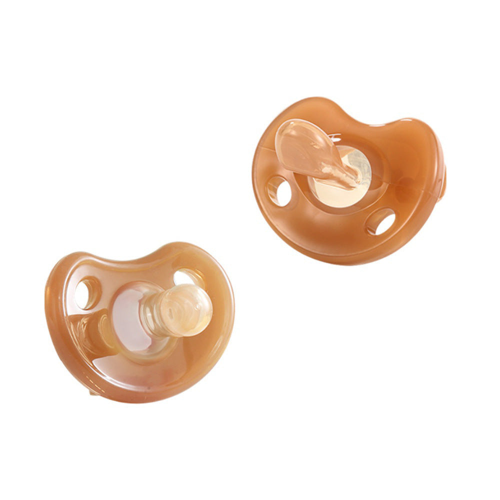 Customized new birthday night with super soft imitation breast milk baby weaning silicone pacifier food grade baby pacifier
