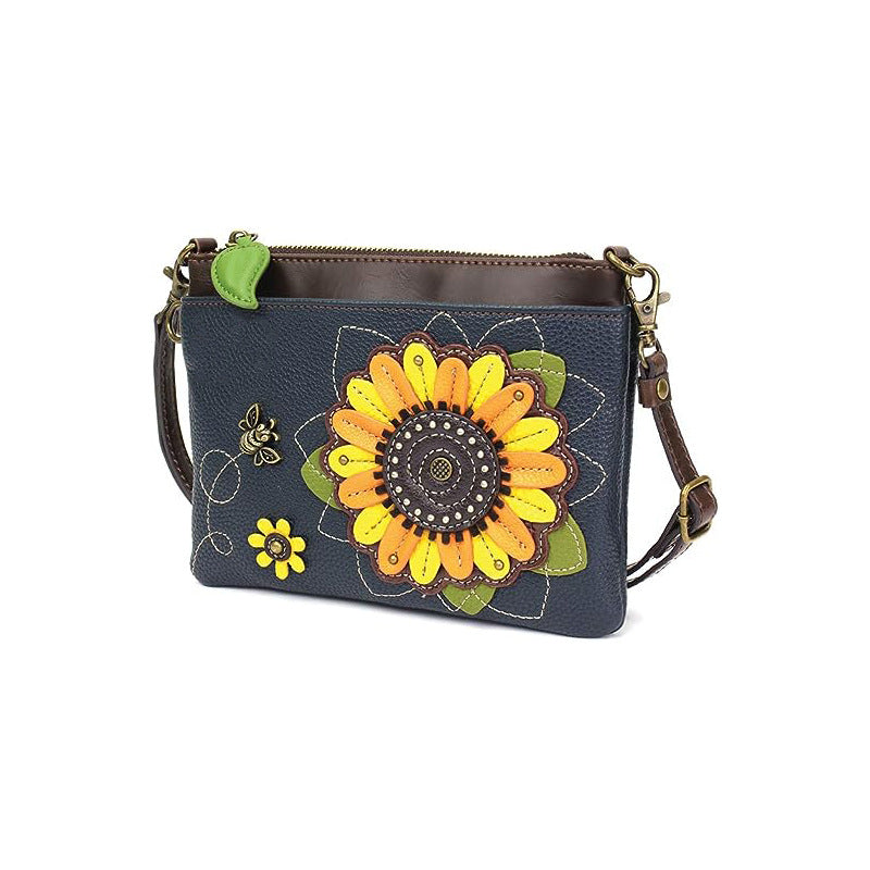 Cross-border special women's messenger bag floral short-sleeved PU messenger bag custom OEM