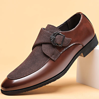 2024 summer men's leather shoes: new business formal & casual dress shoes, suede, british & korean style, pointed toe, plus sizes available