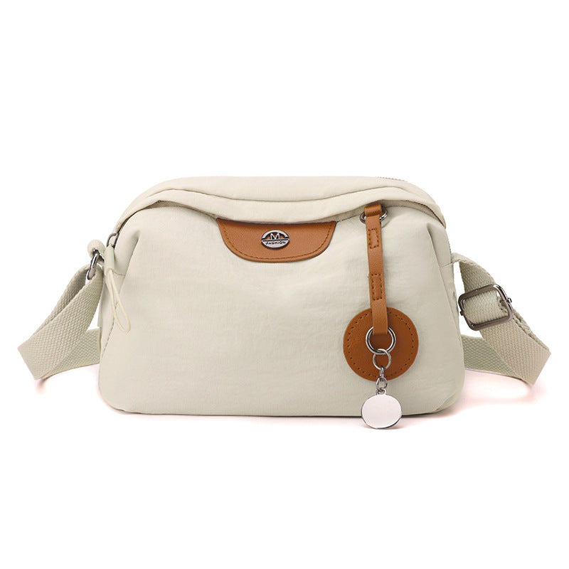 Light commuter women's shoulder bag fashionable and simple versatile messenger bag large-capacity water-proof boys cloth bag