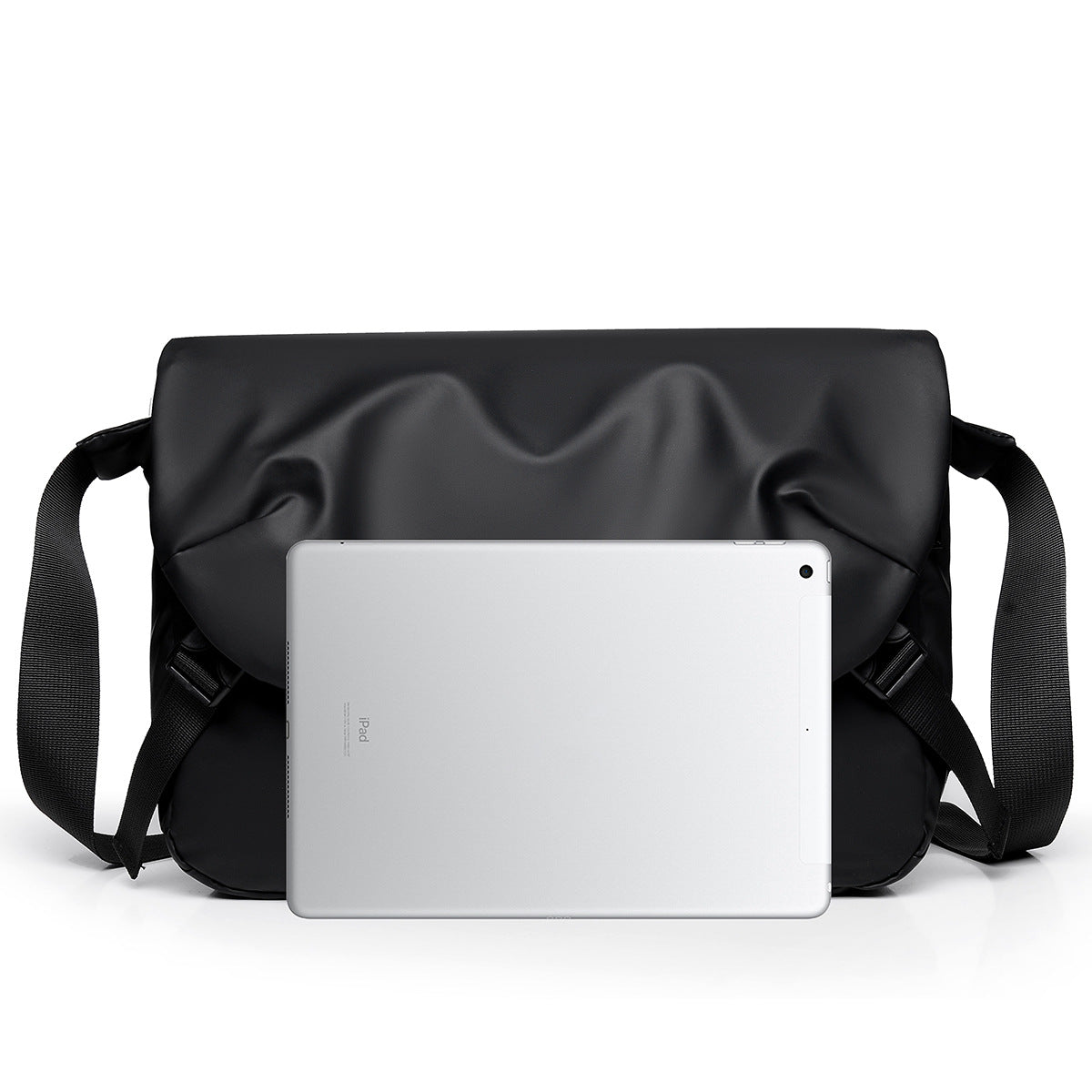 Cross-border trend men's messenger bag fashionable and versatile multi-compartment multi-functional anti-splashing casual shoulder messenger bag