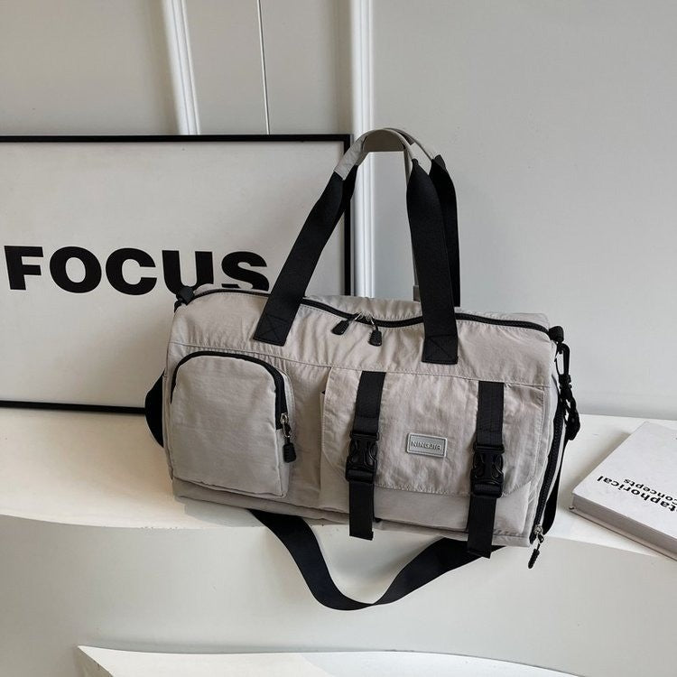 New multi-functional fitness bag, independent shoe compartment, portable swimming sports bag, portable messenger durable short-distance travel bag