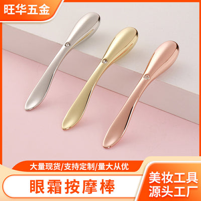 Eye cream applicator, skincare cream spatula, massage wand, serum infusion wand, metal eye cream massage tool, beauty eye massage spoon