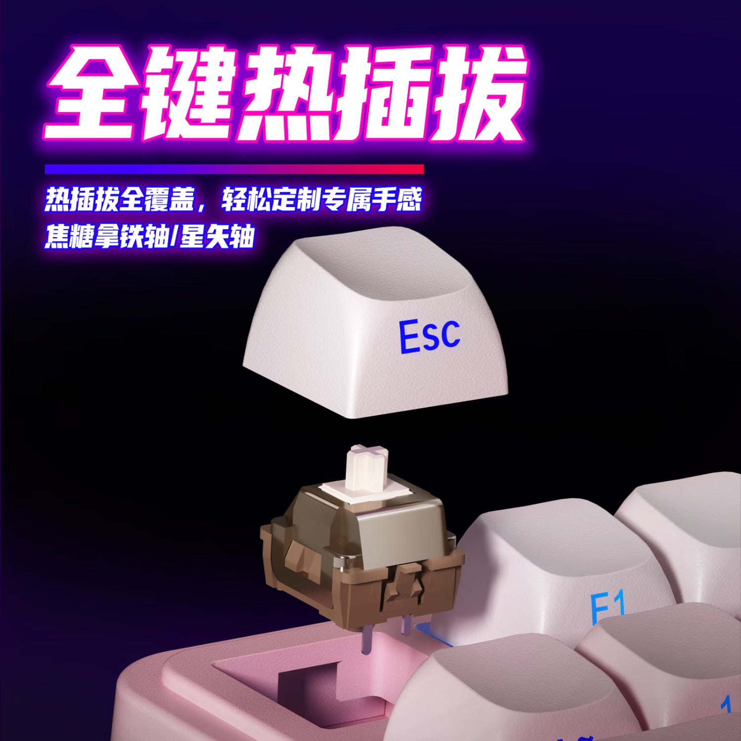 Wireless mechanical keyboard Customized three-mode connection gas structure Full key hot swap RGB lighting e-sports office
