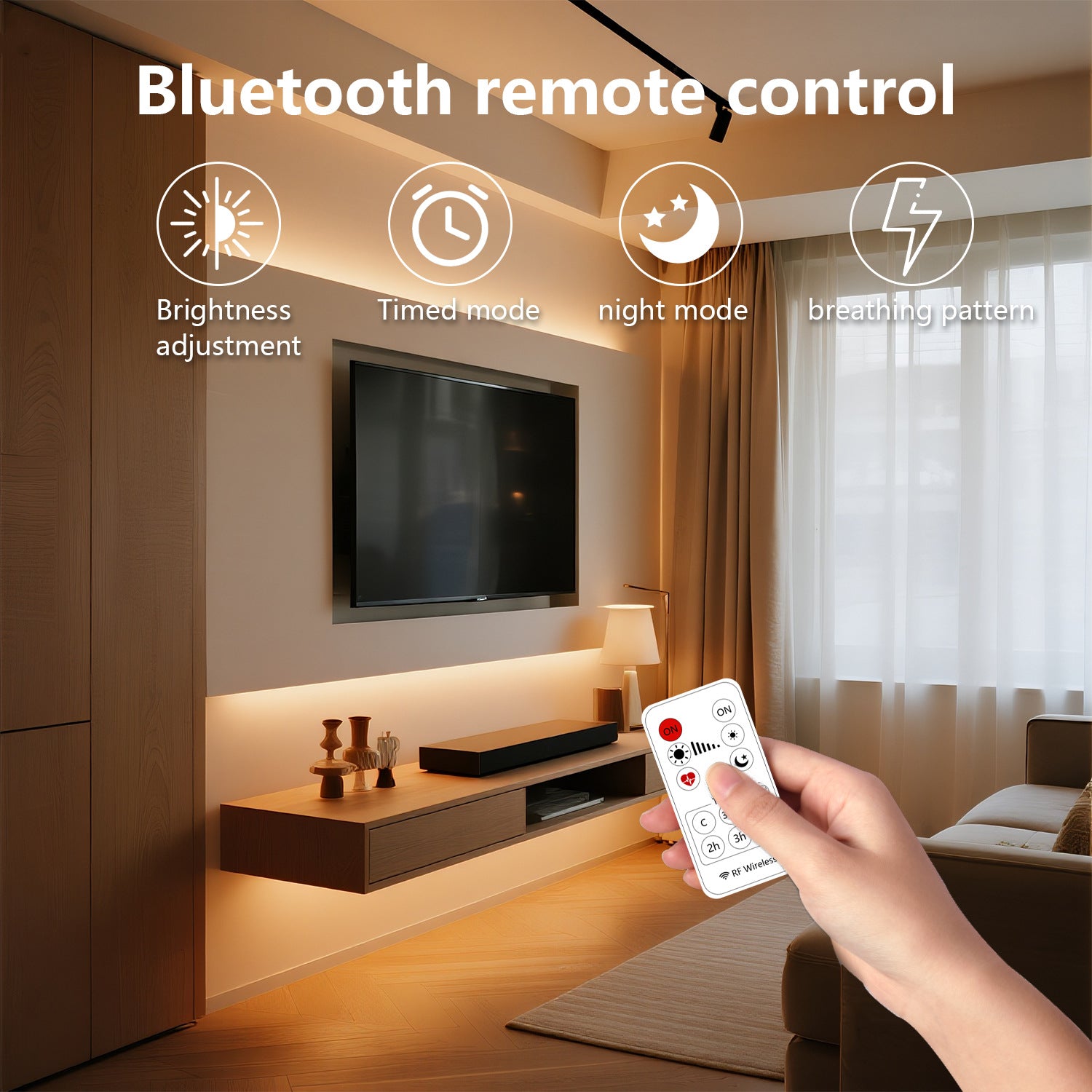 Wholesale 5Vcob led light strip set 320ledusb lighting wireless remote control indoor lighting ambient light set