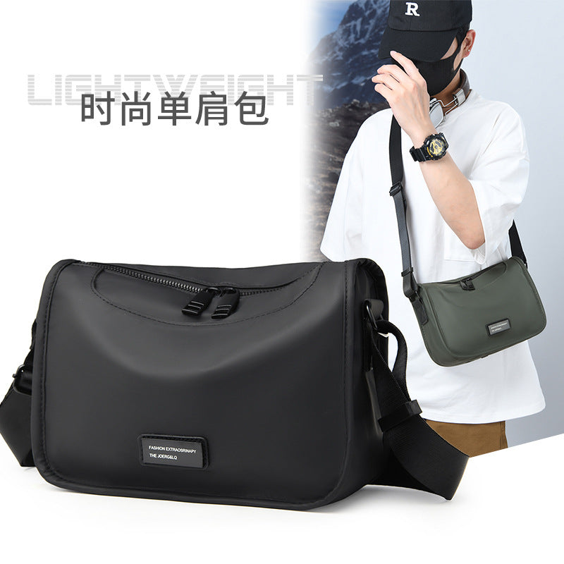 New fashion messenger bag, simple and versatile trend shoulder bag, light and multi-functional anti-splashing men's bag, commuter bag