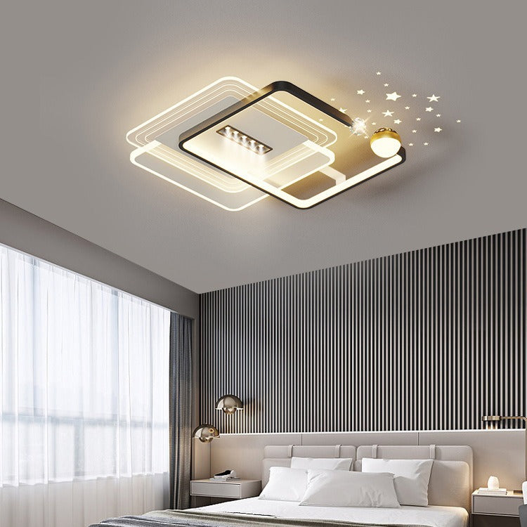 Whole house smart ceiling light spotlight 2024 new living room atmosphere main chandelier bedroom modern simple star lamp