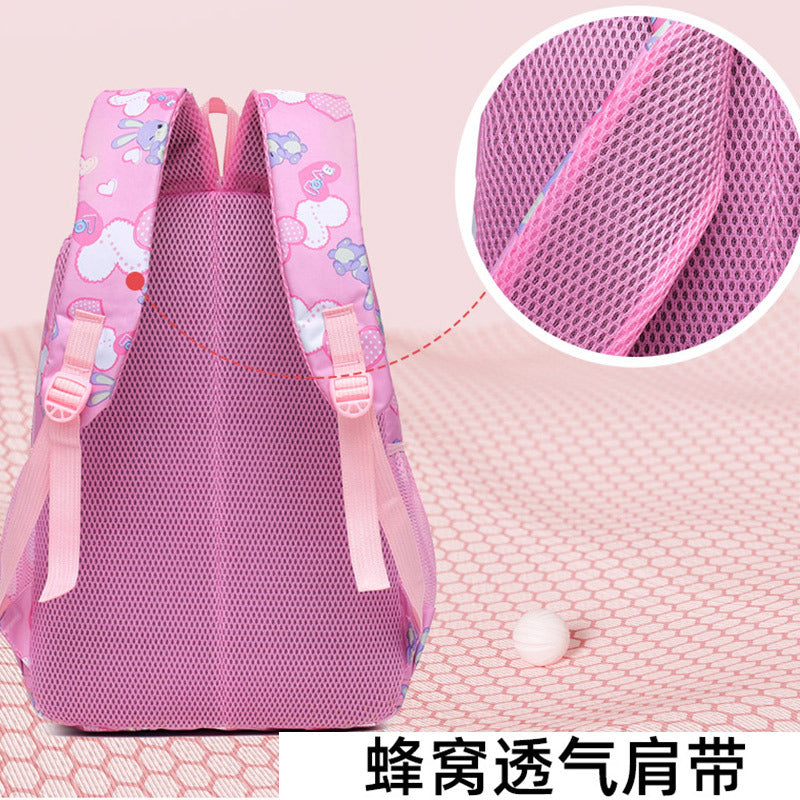 New large-capacity primary school schoolbag for girls in grades 4-6, high-value ins wind and light backpack wholesale