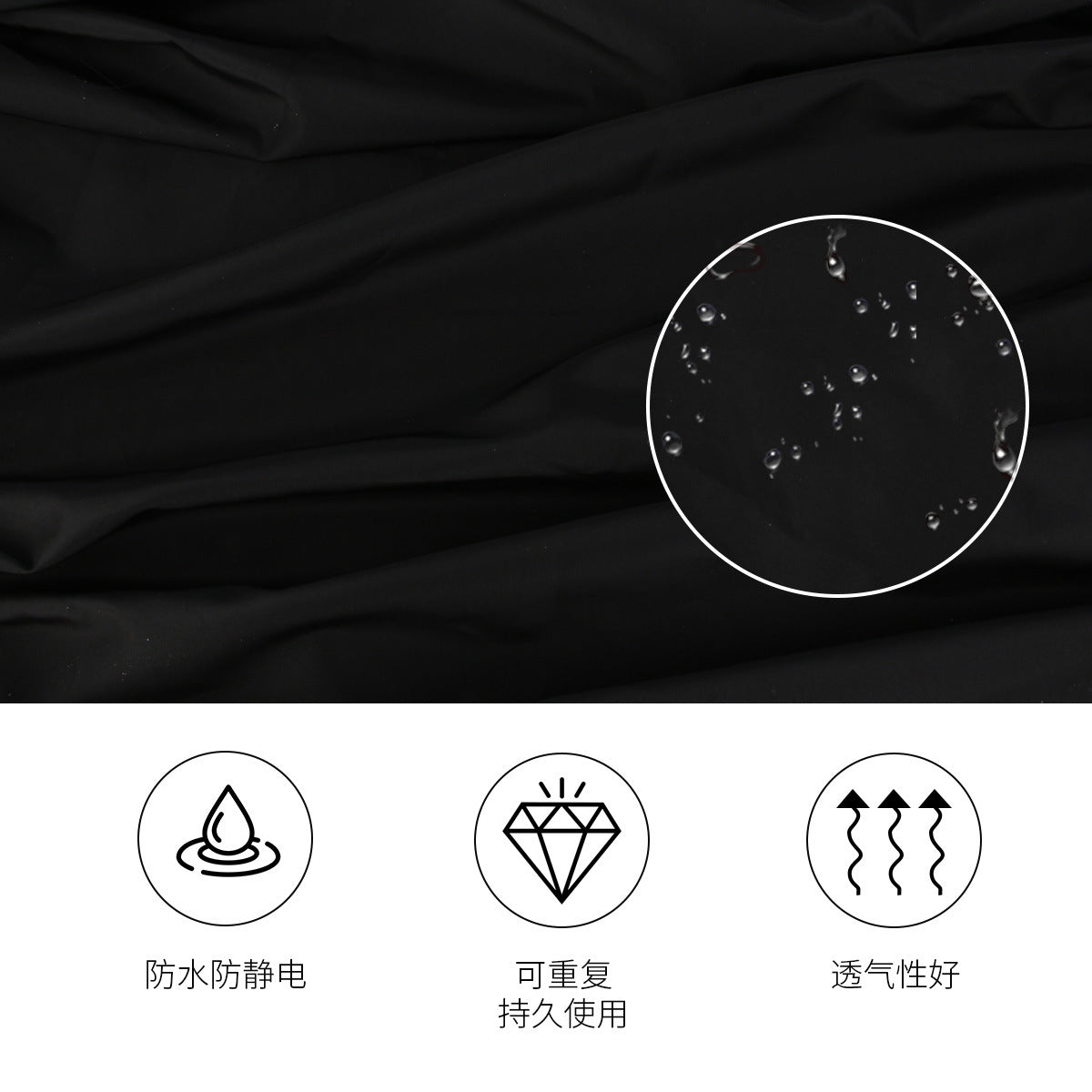 Cross-border new haircut cloth, silicone neckline belt, hat oil head hat oil head cloth, non-stick hair waterproof cloth