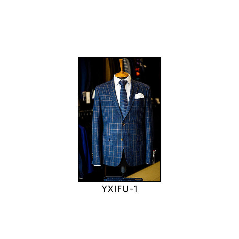 High-end suit gift men's clothing decorative painting clothing store wall mural design studio sewing hanging painting