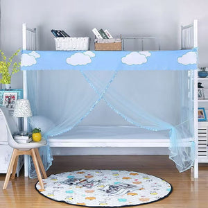 Mosquito net student dormitory enlarged space casual style all-inclusive mosquito net bedroom bunk bed neutral anti-mosquito and dust-proof model
