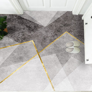 Modern minimalist luxury entrance door mat, doormat, pvc washable entrance door non-slip trimmable carpet