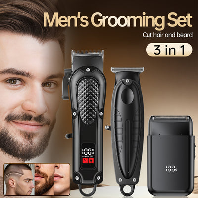 new product 3 sets of electric hair clippers for men for home hairdressing machine hair salon high-power hairdressing device