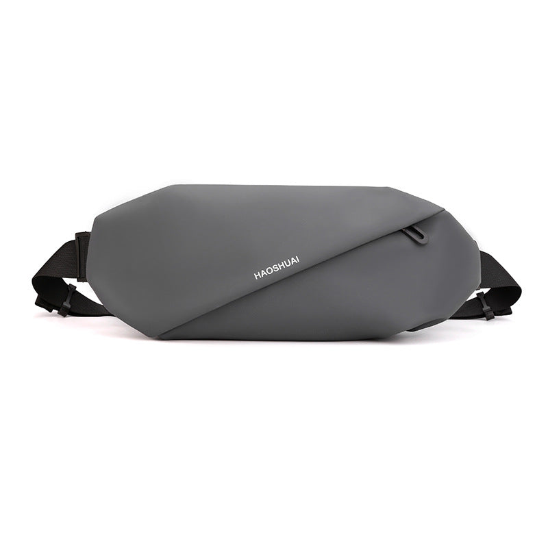 Breast bag men's Korean version ins style  fashion messenger bag trendy casual shoulder bag simple outdoor sports bag