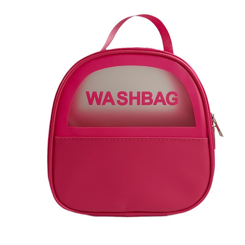 Source Factory Travel Portable Cosmetic Bag Large Capacity PU Waterproof Wash Bag Portable Cosmetics Storage Bag Wholesale