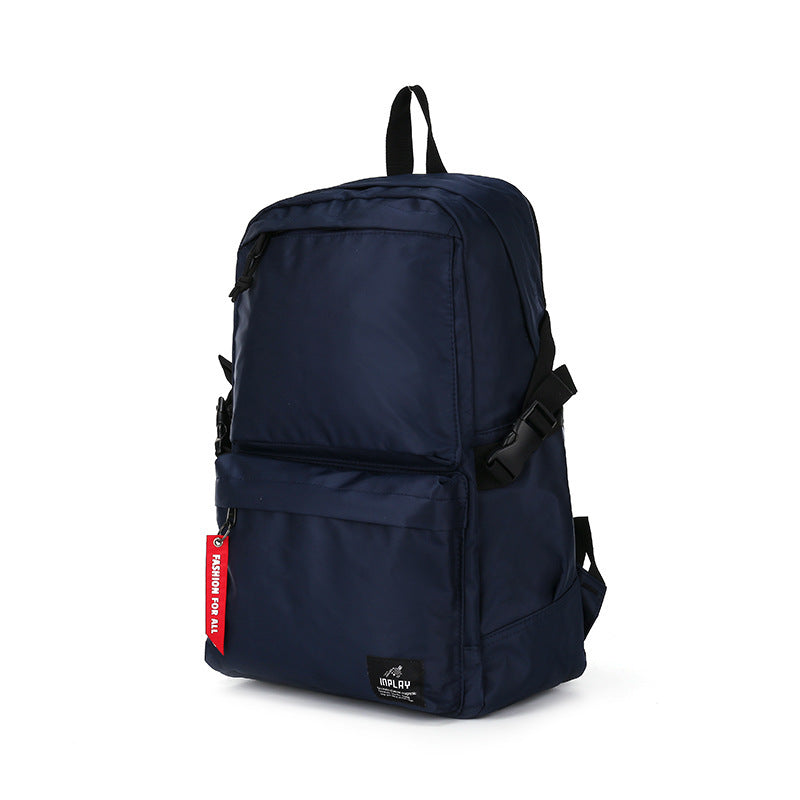 Cross-border Korean version of fashion casual backpack women's large capacity men's backpack student schoolbag junior high school high school student