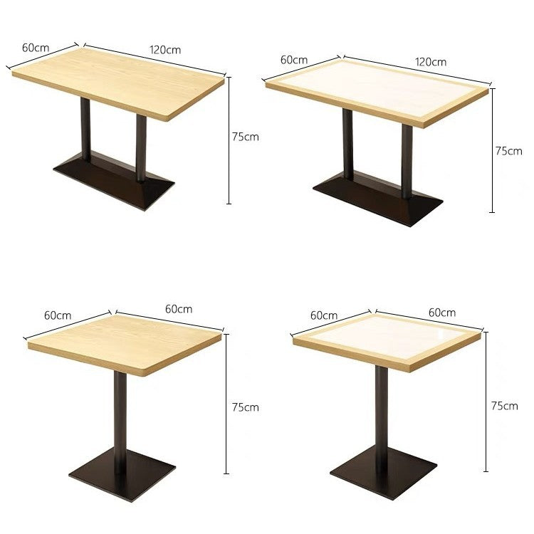 Restaurant against the wall storage card seat sofa commercial hotel noodle restaurant canteen Malatang snacks fast food restaurant table and chair combination