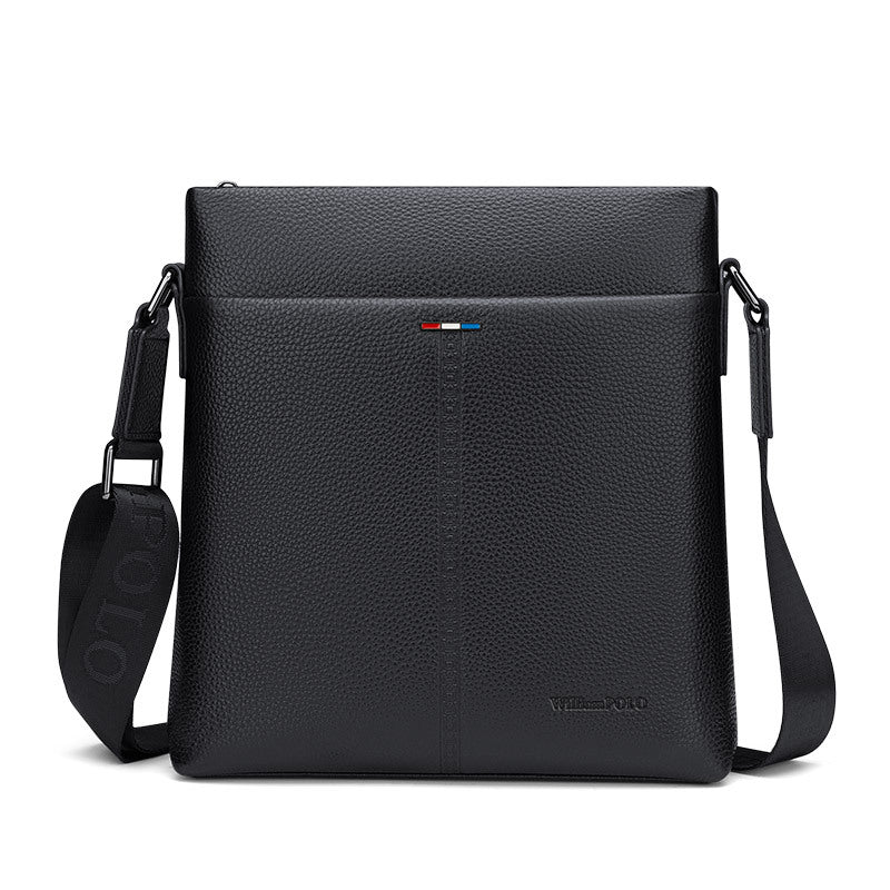 Emperor Paul Leather Men's Bag 2023 New Fashion Shoulder Crossbody Bag Business Casual Cowhide Backpack