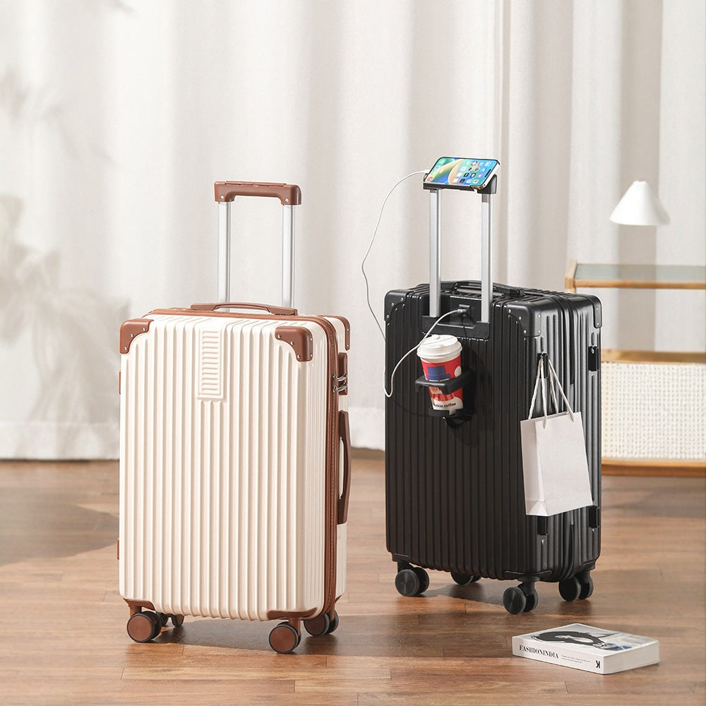 New multi-functional child and mother suitcase large-capacity men's and women's trolley case wear-resistant universal wheel suitcase password case