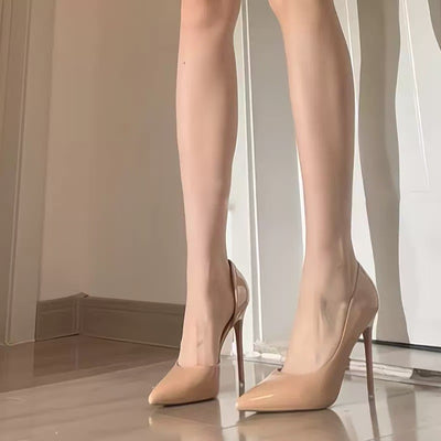Nude high heels that don't rub, niche style, summer comfort, stiletto heels to pair with skirts, women's super high heels