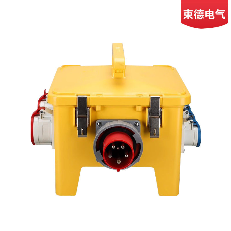Outdoor waterproof socket box Industrial mobile portable wiring box Maintenance power box Construction site temporary junction box Plastic