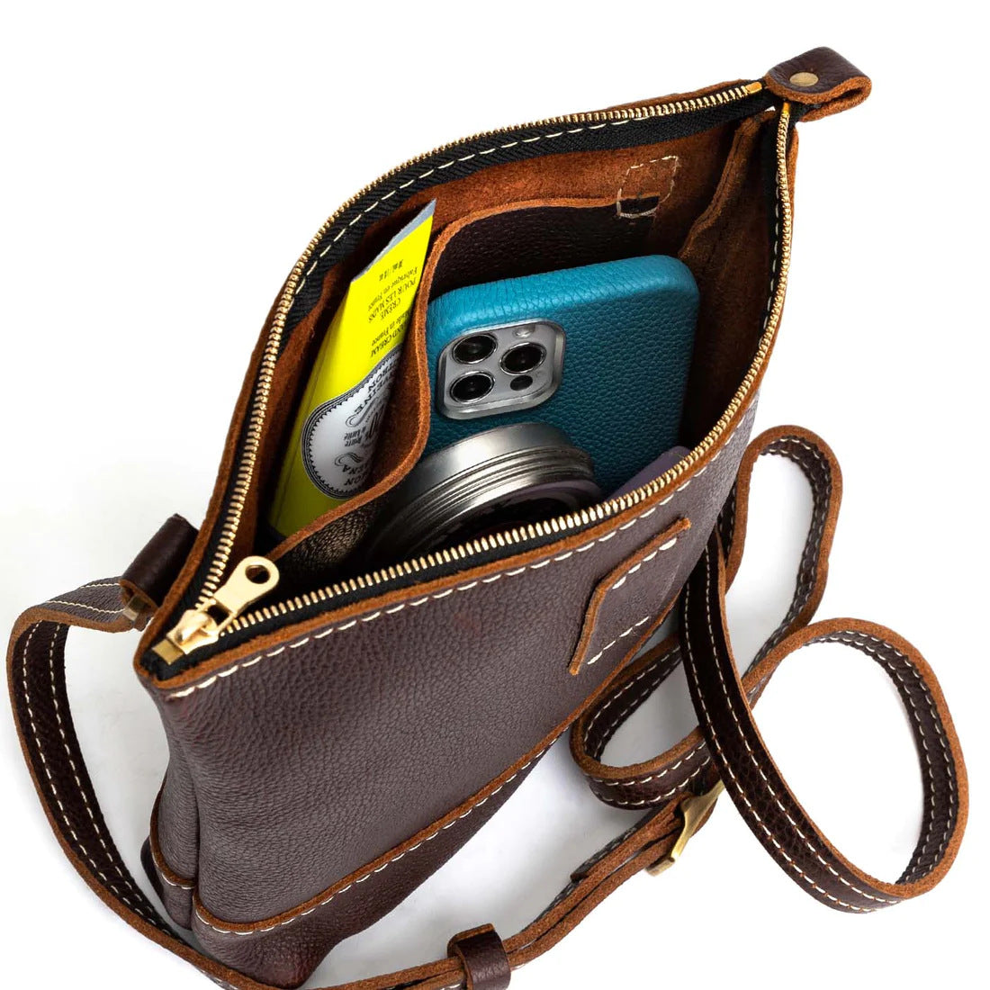 Crossbody bag custom business shoulder bag waterproof leather bag casual vertical women's bag simple storage bag factory wholesale