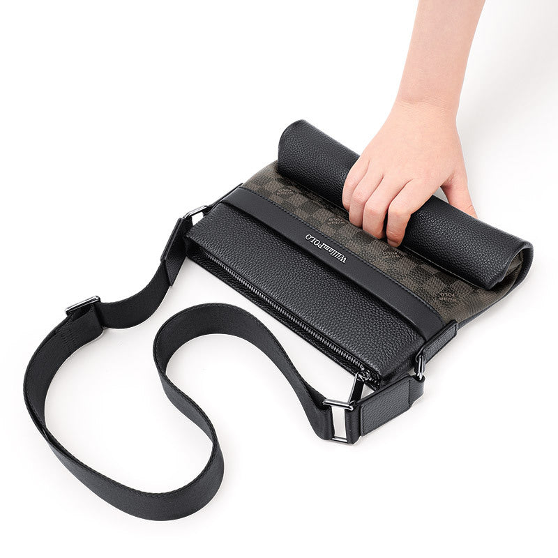 Emperor Paul briefcase men's leather computer bag genuine cowhide shoulder bag men's messenger bag men's bag wholesale