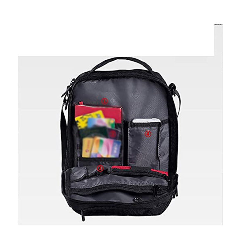 Cross-border popular men's messenger bag casual simple shoulder bag Oxford cloth diagonal span bag men's bag mobile phone bag mini bag