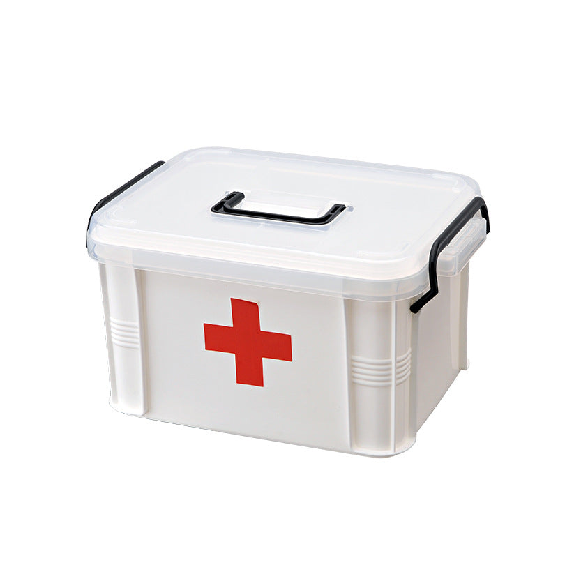 Plastic medicine box Family large storage box Household medicine box Storage medicine box