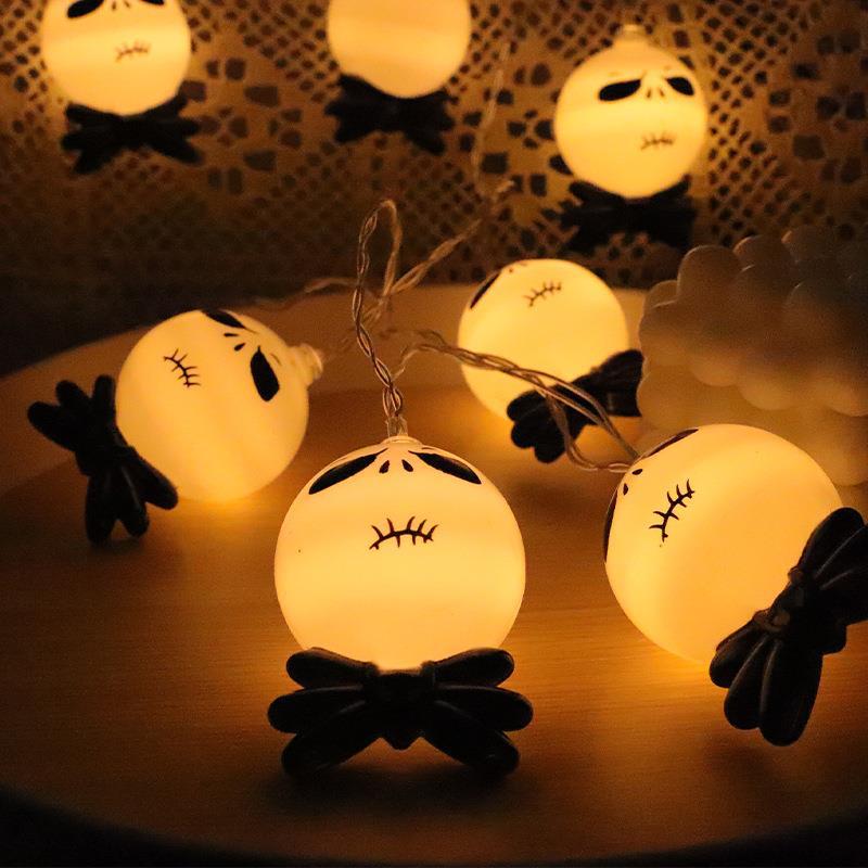 new LED Halloween grimace light string ghost USB battery lights party decoration holiday lights