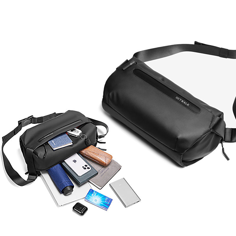 Customized new messenger bag men's small satchel casual fashion chest bag men's breast bag men's shoulder bag wholesale