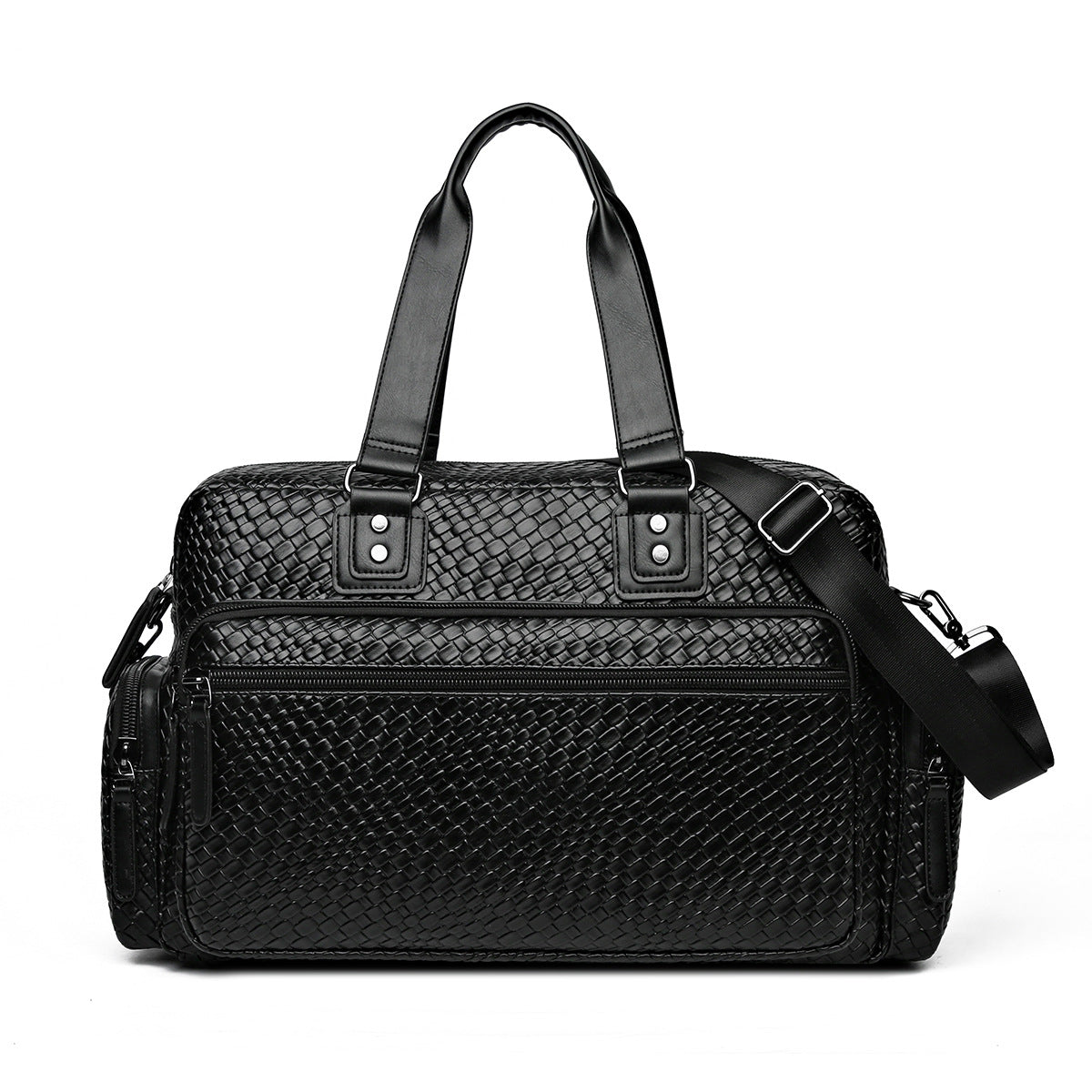 New men's fashionable and simple shoulder bag large-capacity business commuter handbag casual trend wear-resistant travel bag