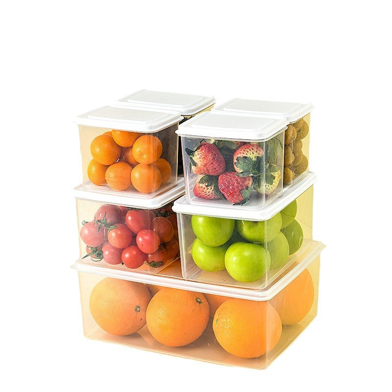Refrigerator crisper artifact food grade storage frozen crisper kitchen plastic frozen food grade finishing storage box