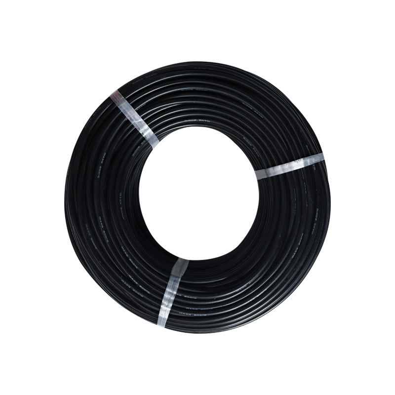 Customized new energy extra soft silicone wire 0-30awg95 square aircraft model lithium battery high temperature resistant silicone power cord