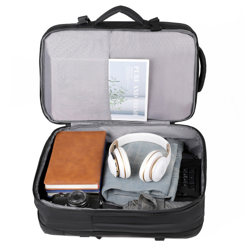 Cross-border business men's backpack expansion multi-functional charging portable travel backpack water-proof commuter backpack