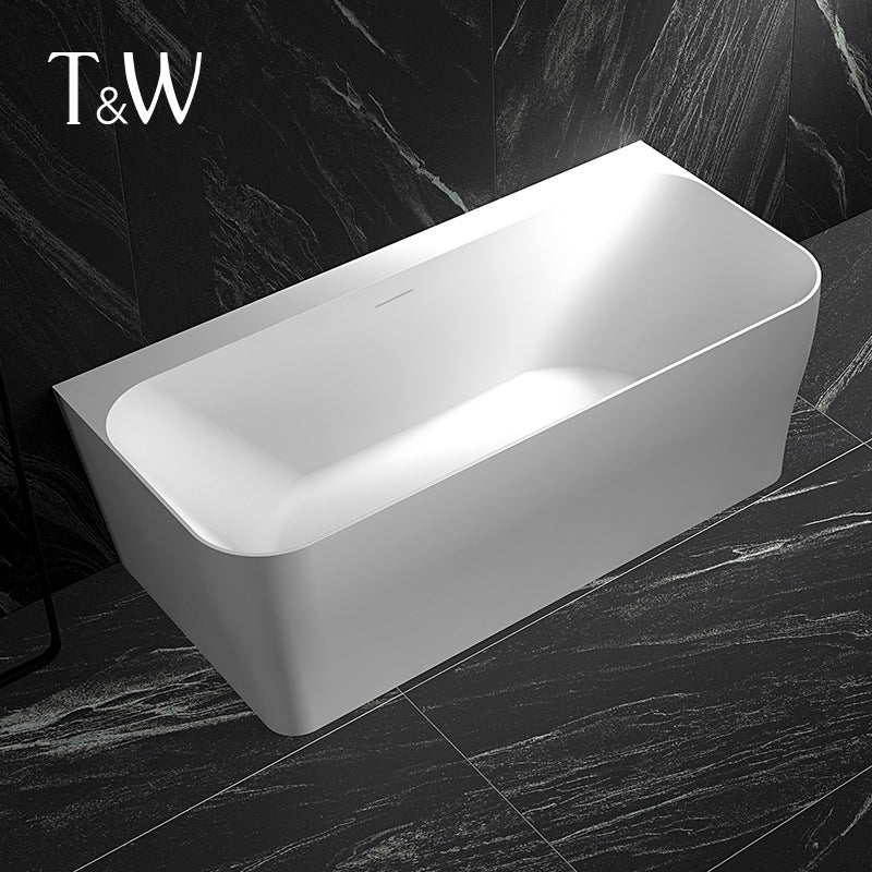 Travel acrylic home free-standing bathtub against the wall skirt hotel B & B Internet celebrity bathtub factory direct sales