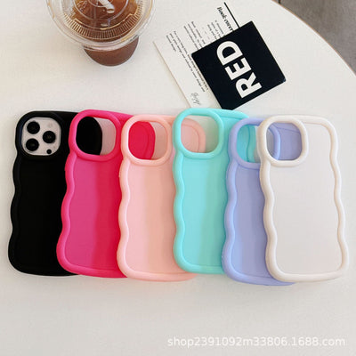 New macaron phone case for samsung s24 ultra, s23 fe, with sticker character material, a05s solid color soft case