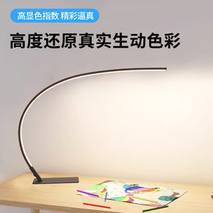 exclusive: creative desk lamp for dorms, students, and kids - ultra-bright reading light with full spectrum eye protection
