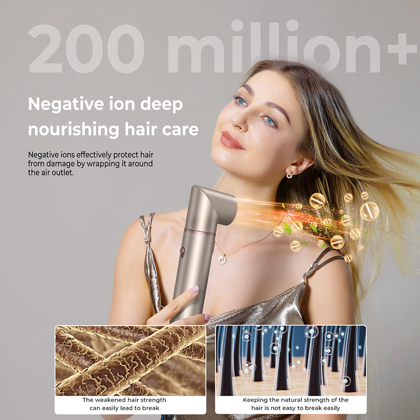 Cross-border high-speed hot air comb 6-in-1 automatic curling iron hair straightener comb hair dryer multi-functional hair dryer comb set