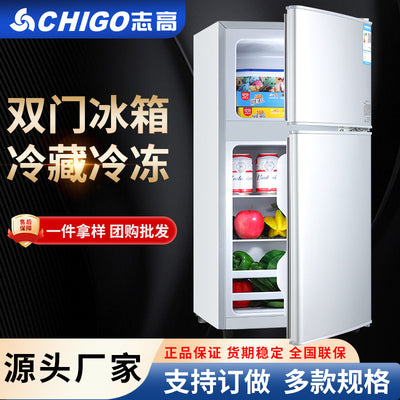 Chigo engineering procurement refrigerator specifications freezer refrigerator double door for homeexport small refrigerator factory wholesale