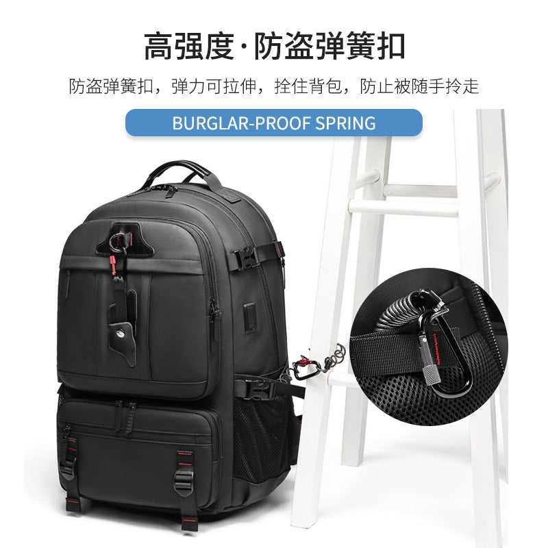 New travel bag men's backpack large capacity school bag multi-functional computer bag outdoor travel backpack men's