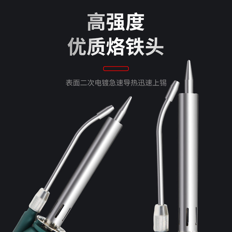 Automatic tin electric soldering iron digital display solder gun 80W adjustable temperature high power 120W welding gun external heating type